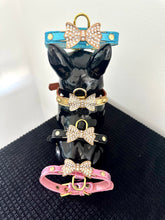 Load image into Gallery viewer, Bling Bow Dog Collars $19
