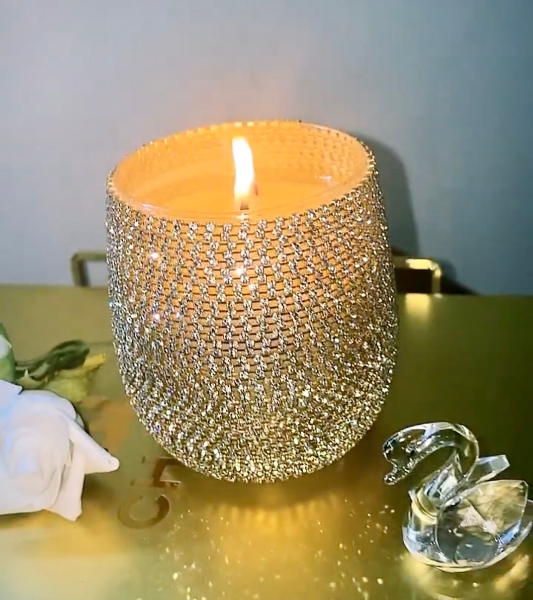 Glam Glitter Candles