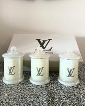 Load image into Gallery viewer, Boxed Set of LV Inspired Candles
