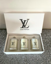 Load image into Gallery viewer, Boxed Set of LV Inspired Candles
