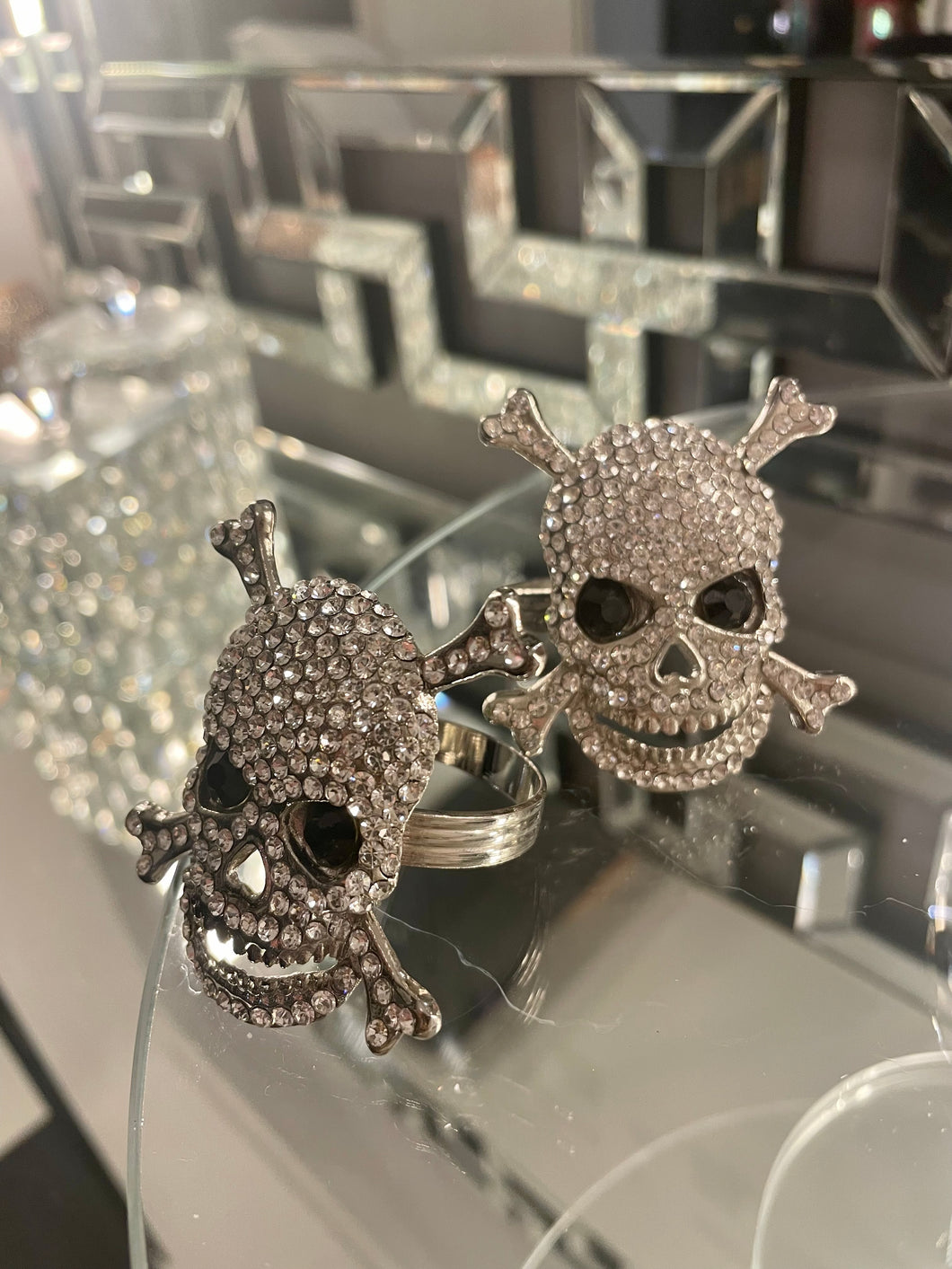 Iced Out Skull Napkin Holders